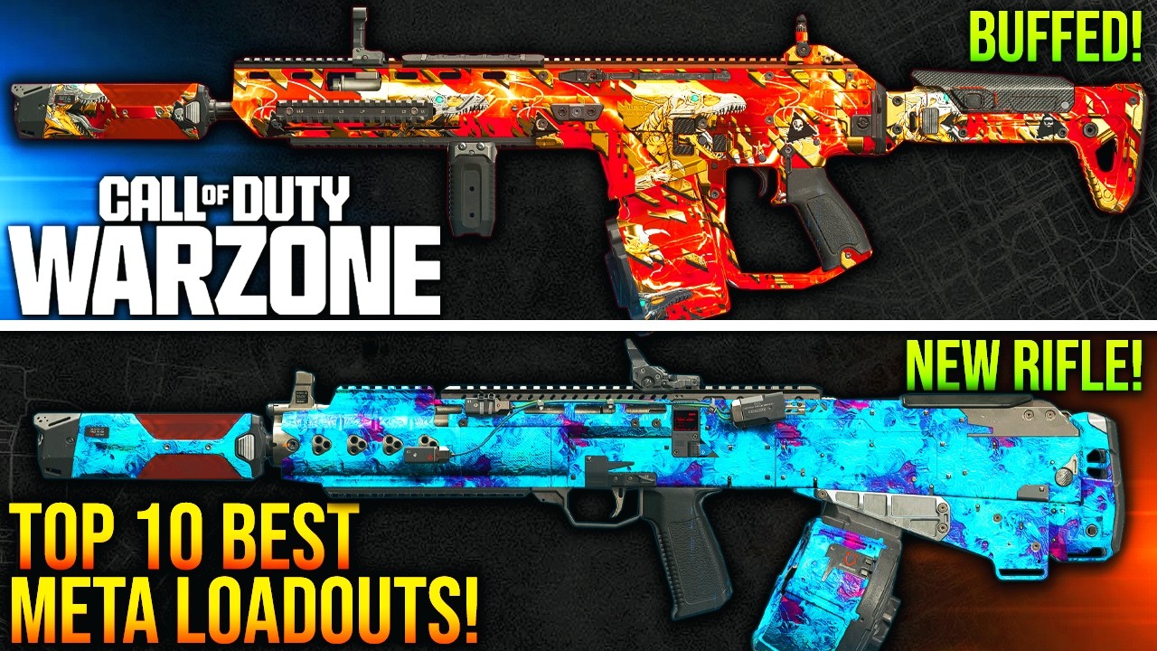 WARZONE: New TOP 10 BEST META LOADOUTS After Update! (WARZONE META Weapons)