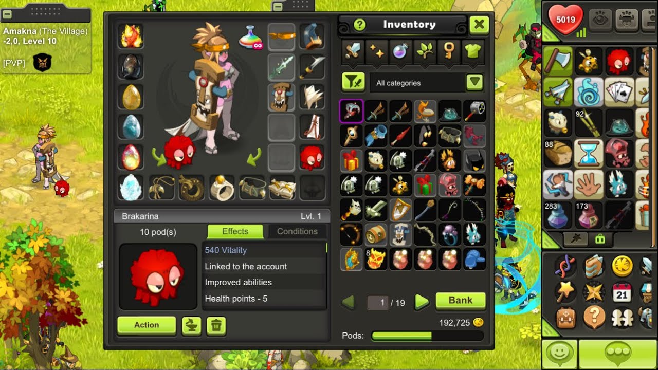 [DOFUS TOUCH] Crit sram 1vs1 KOLOSSİUM👻👻👻