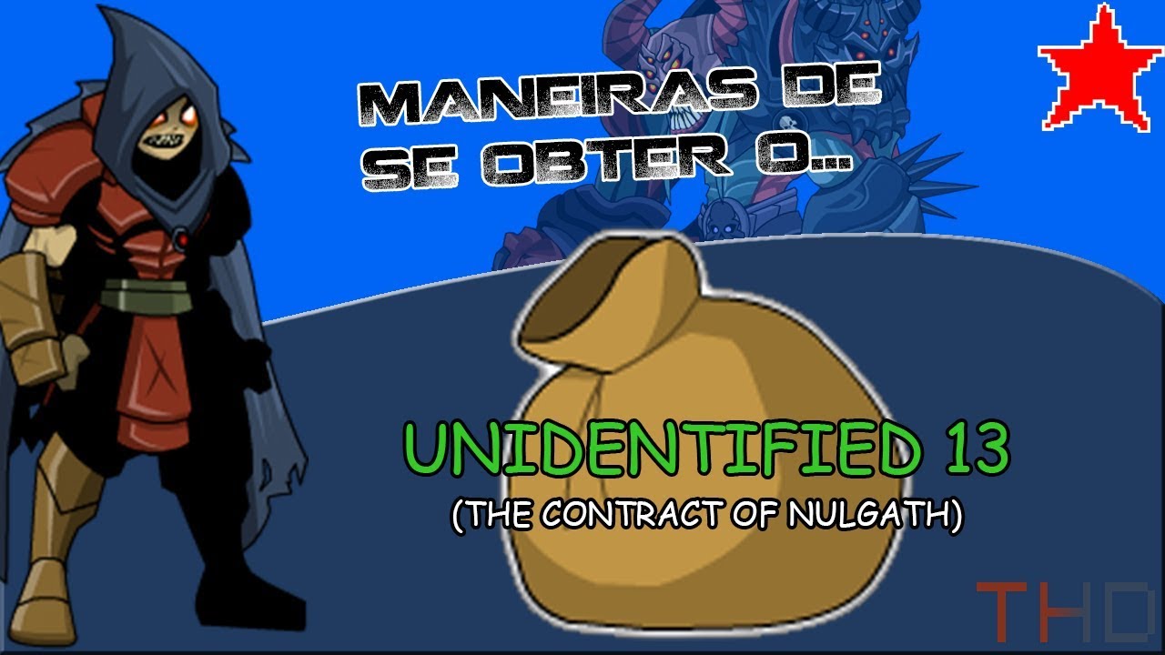 【AQW】Como Obter o Item Unidentified 13 (2018)