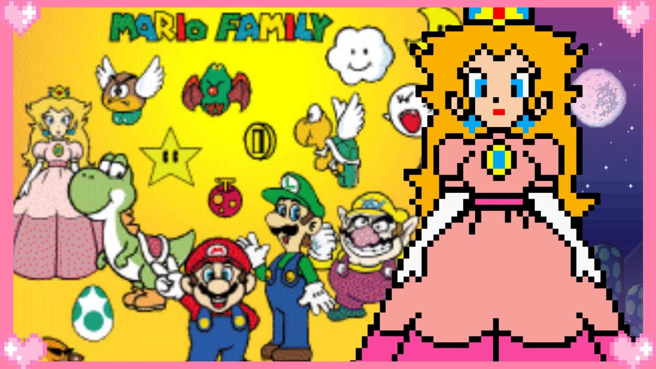 💗 Mario family gameboy color (princess Peach colors) 💗￼