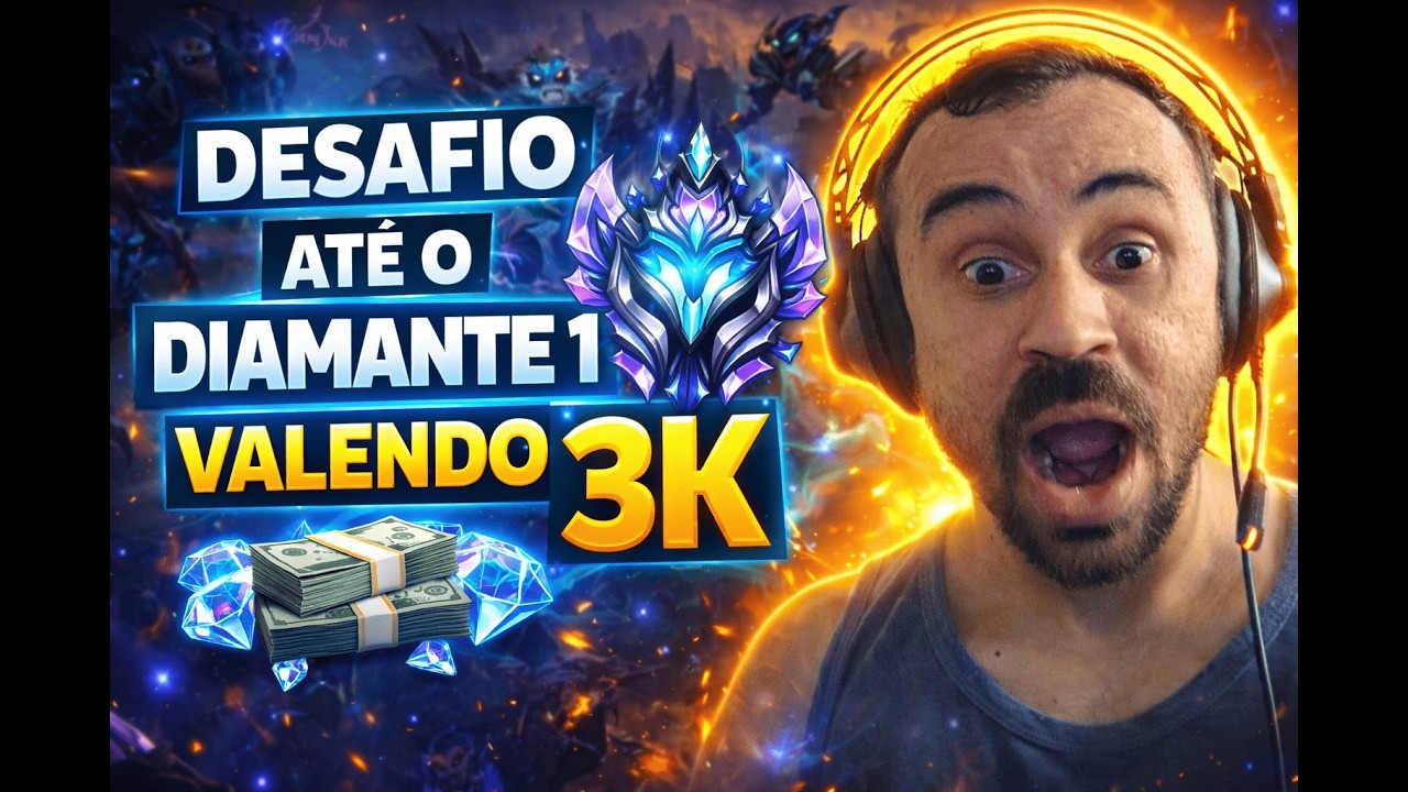 DESAFIO ATE O DIAMANTE 1 VALENDO 3K DUO @livesdodemenntador