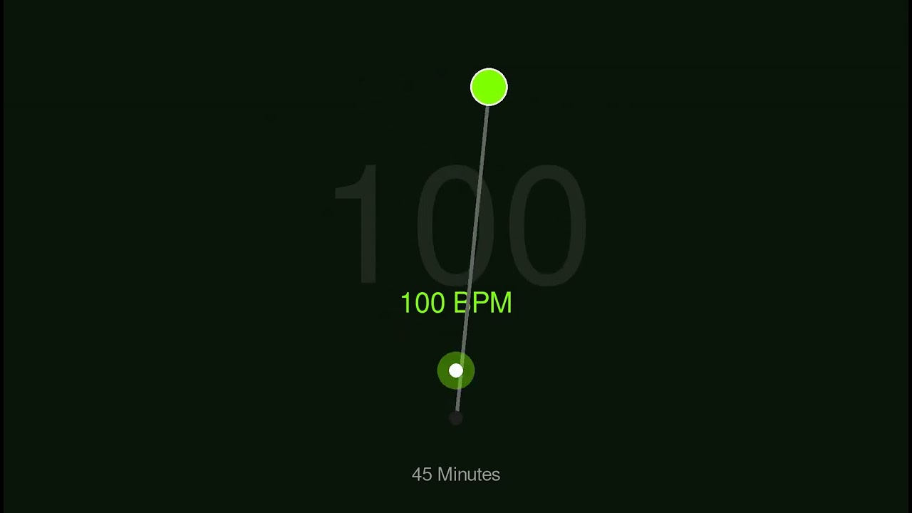100BPM Metronome | Chartreuse Colour