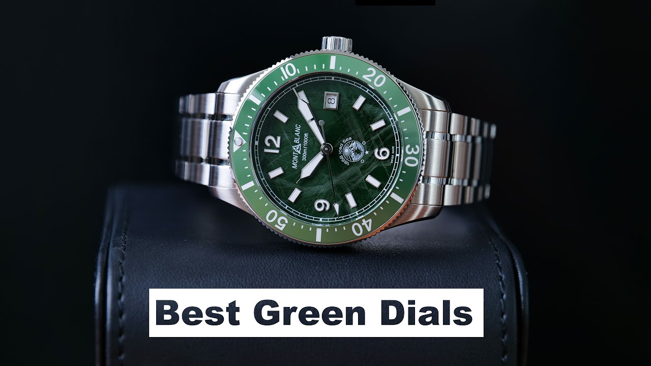 Three Awesome Green Dial Dive Watches