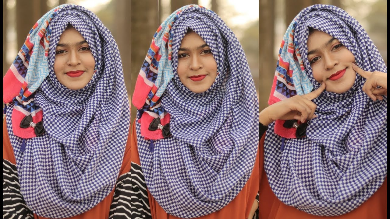 My Daily Without Inner cap Hijab style For Class/Shopping (Full Body Coverage)