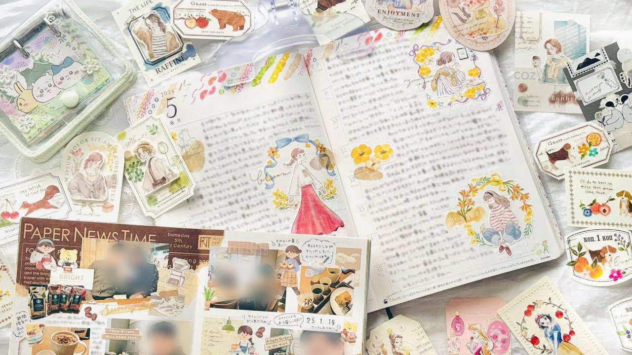 【シール活用法5選🌷】買って終わらせない かわいい使い方