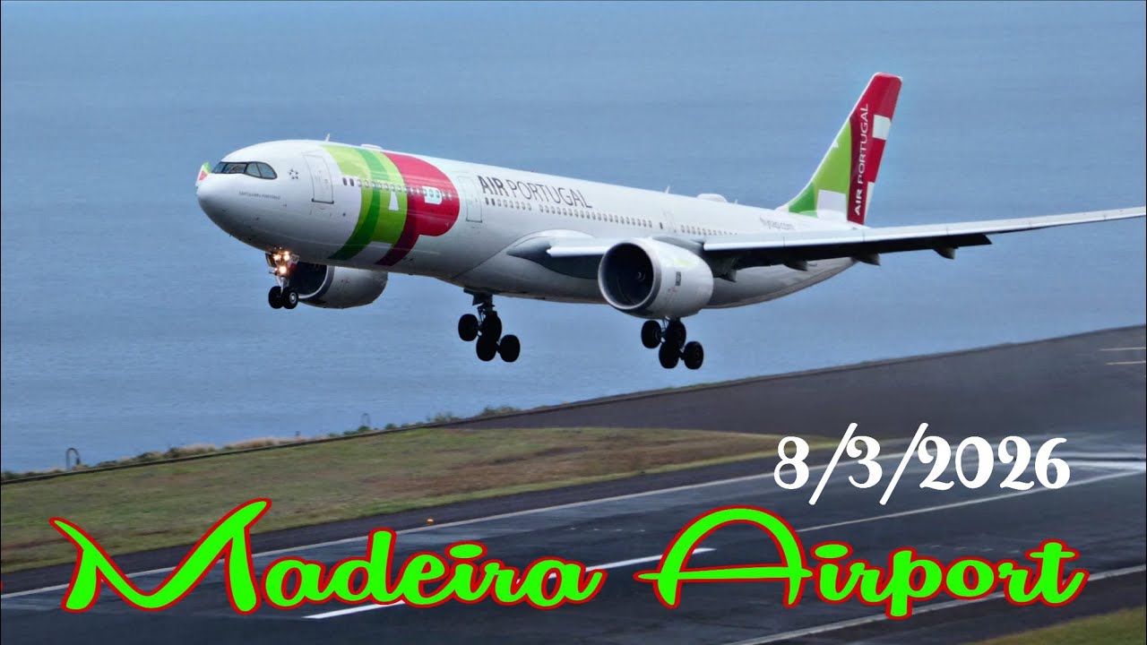 A332 LIVE MADEIRA CR7 AIRPORT/ LPMA