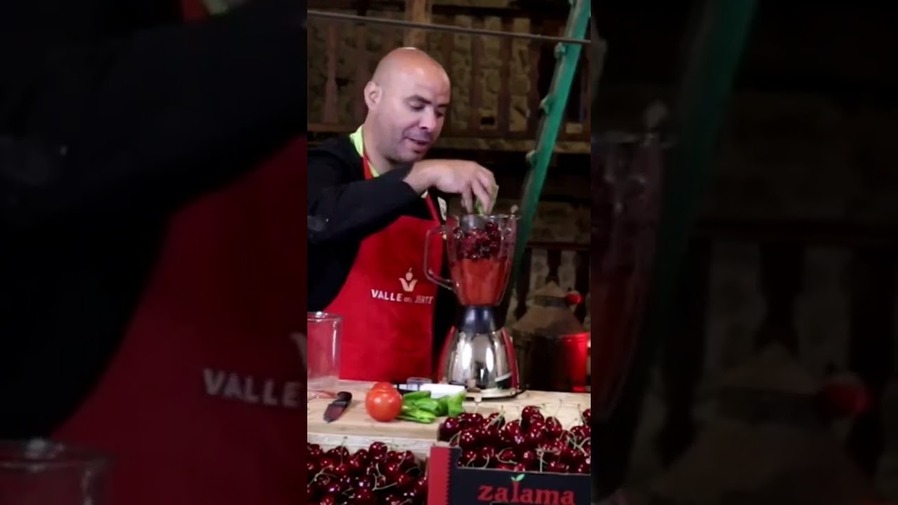 Gazpacho de cerezas #recetas