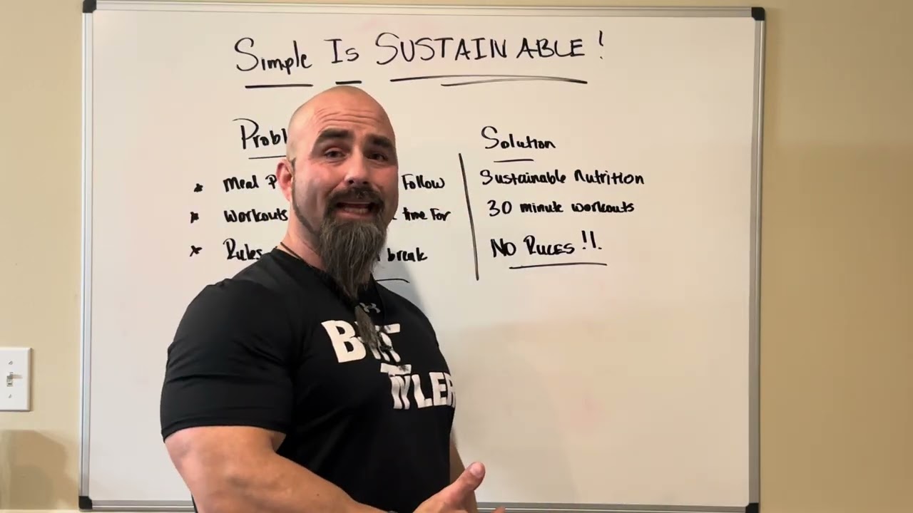 Simple is Sustainable… health and fitness should not be complicated…