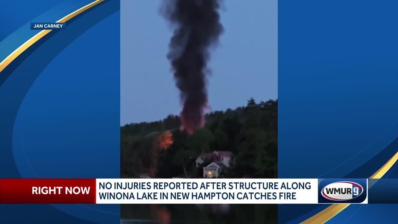 No injuries reported after structure on Winona Lake catches fire