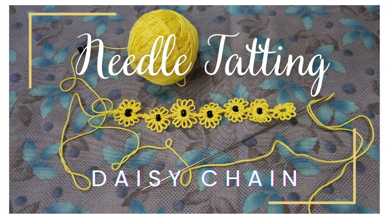 Needle Tatting A Daisy Chain Bracelet