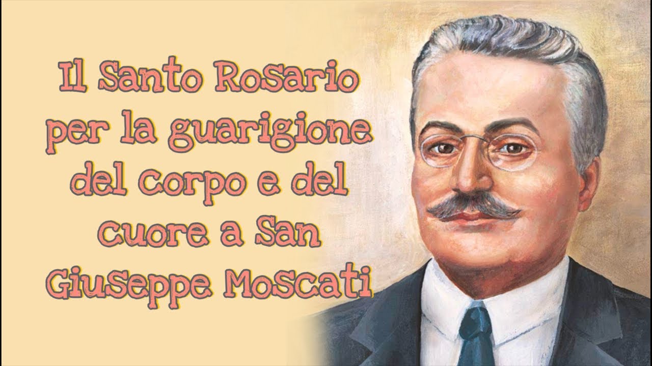 Il Santo Rosario per la guarigione del corpo e del cuore a San Giuseppe Moscati.