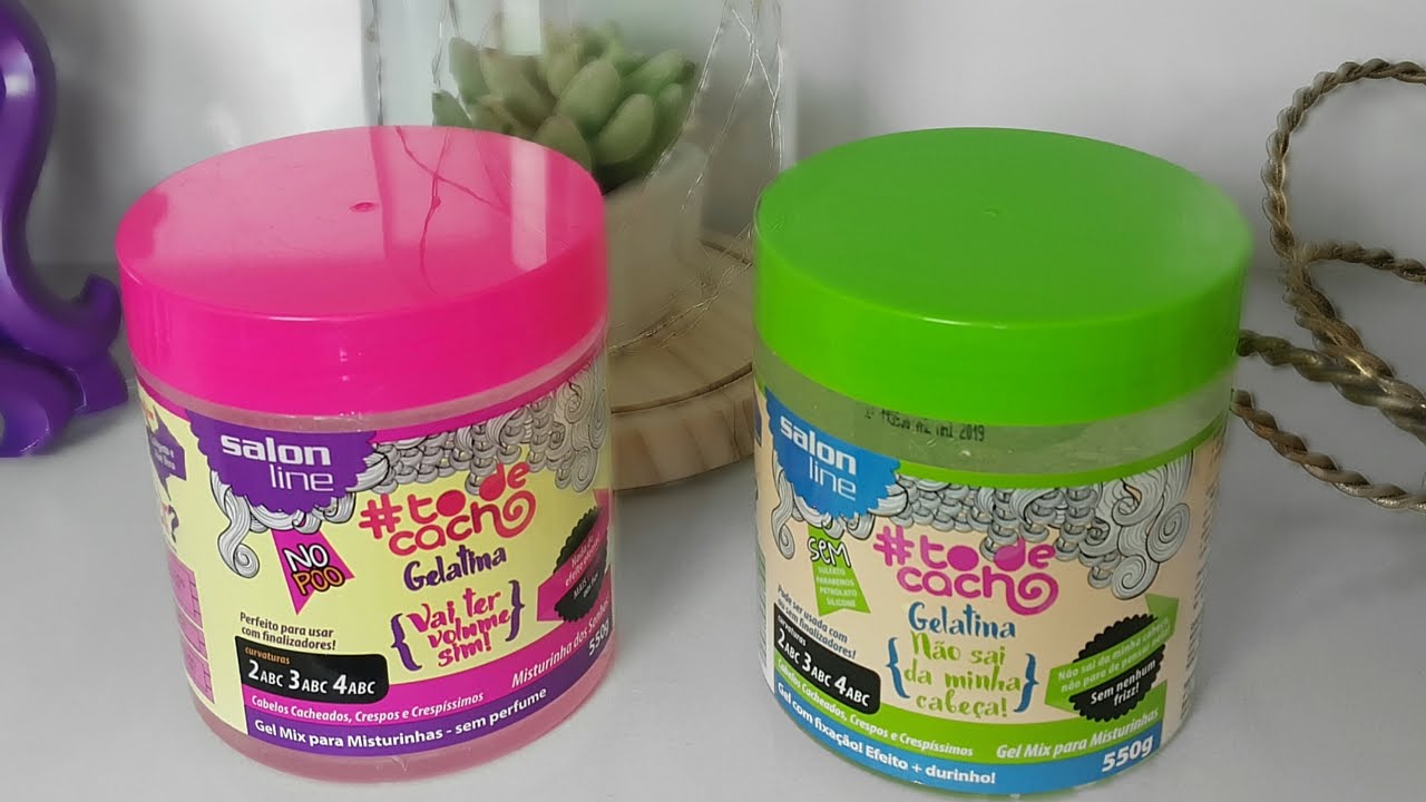 Comparação das gelatinas #todecacho