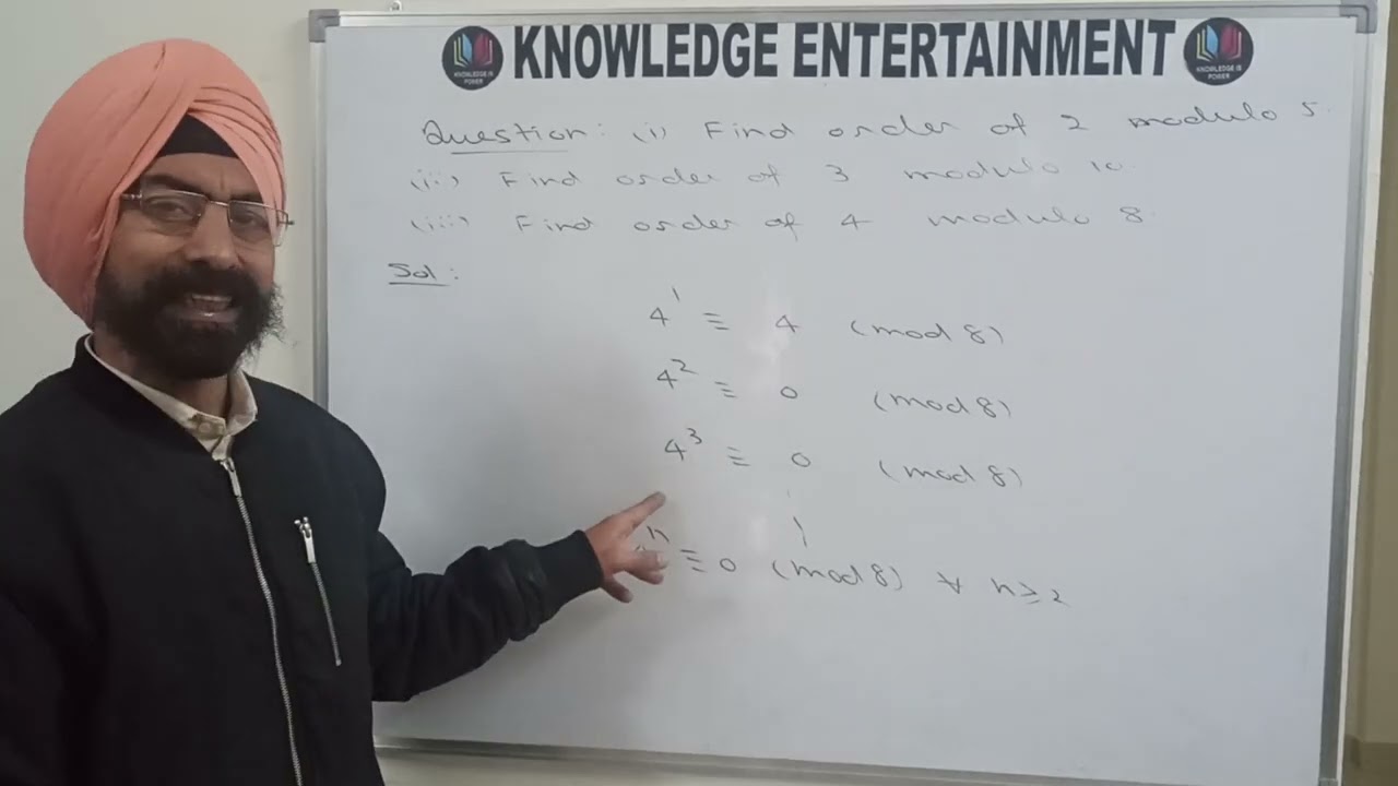 Number Theory: Primitive roots and indices Part 1