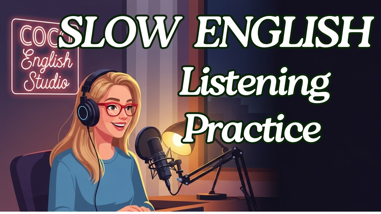 Learn English with Podcast | Slow English Listening & Fluency Practice | A1 & A2 Shadowing Practice
