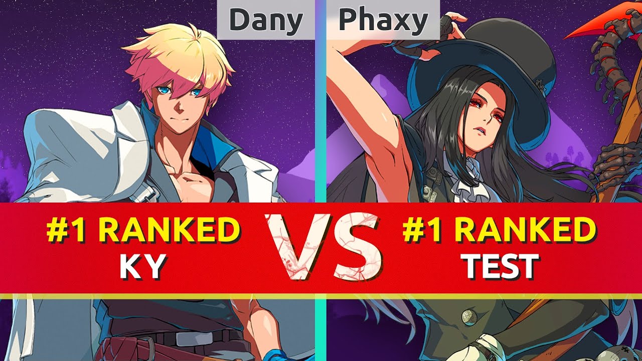 GGST ▰ Dany (#1 Ranked Ky) vs Phaxy (#1 Ranked Testament). High Level Gameplay