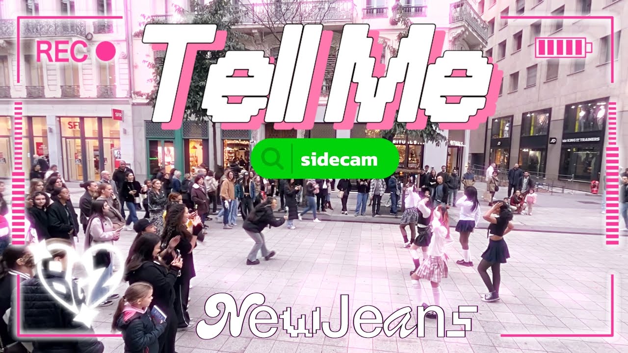 [ SIDECAM | KPOP IN PUBLIC, FRANCE ] NEW JEANS  ' TELL ME ' | Dance Cover by BGZ