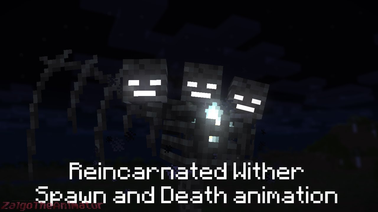 Wither: Reincarnated - Spawn and Death Test animation