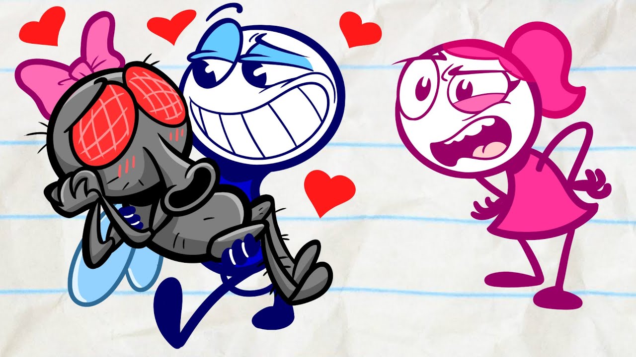 Pencilmiss's Fly Problem! | Animation | Cartoons | Pencilmation