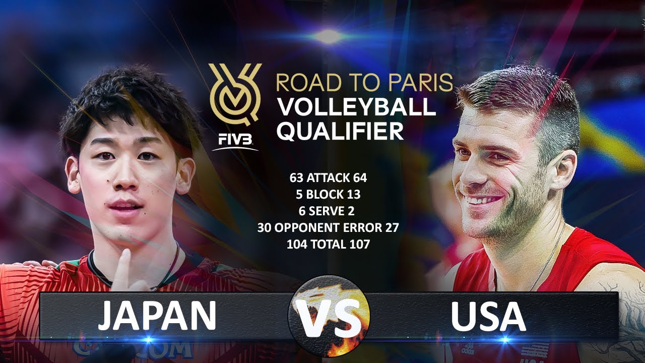 Japan vs USA | Volleyball Olympic QT 2023