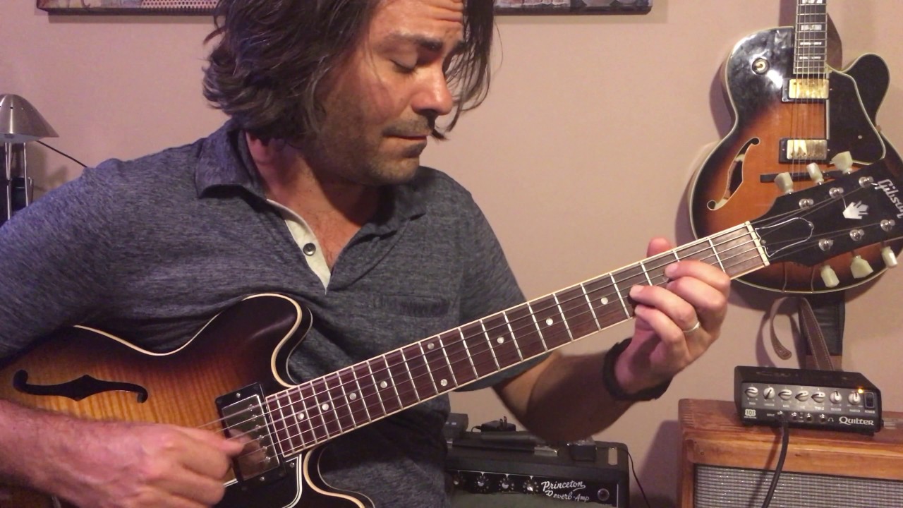Blue In Green - Jazz Guitar Chord Melody (Gibson CS-336)