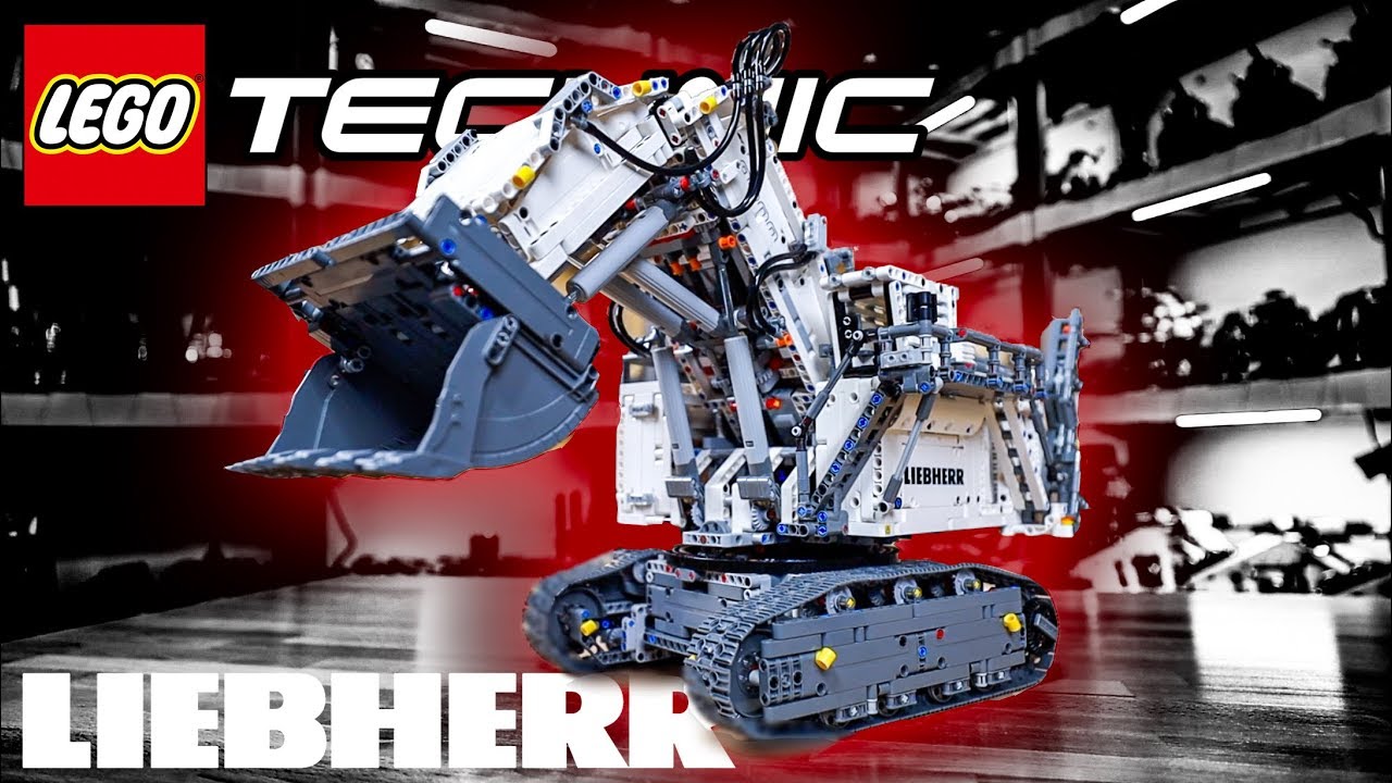 Building the Largest LEGO Technic Excavator! - Liebherr R 9800