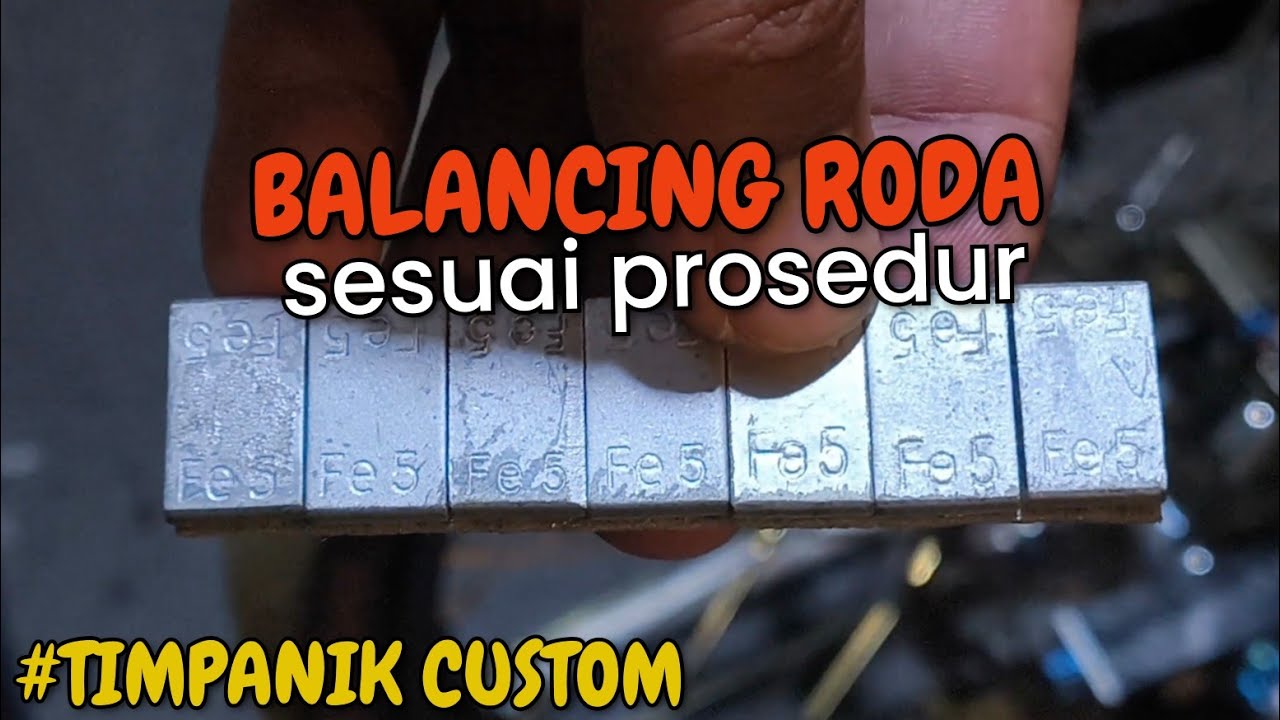 TIMPANIK CUSTOM : BALANCING RODA SESUAI PROSEDUR