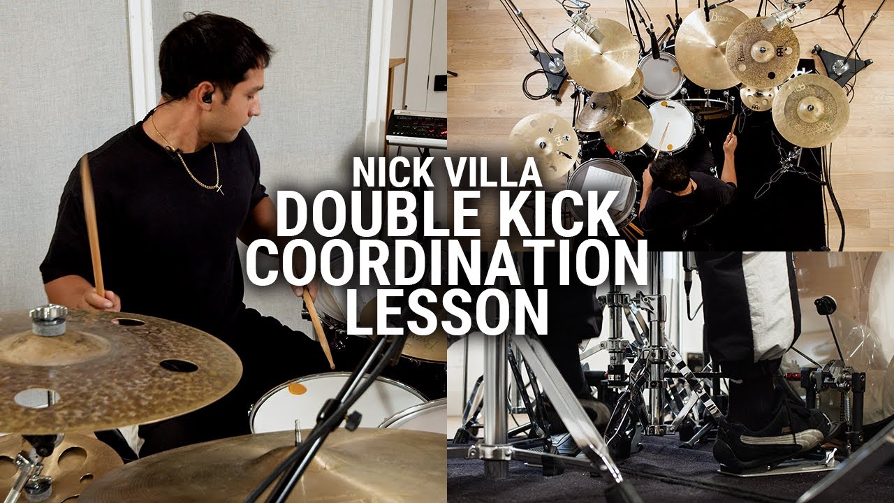 Meinl Cymbals - Nick Villa - Double Kick Coordination Lesson