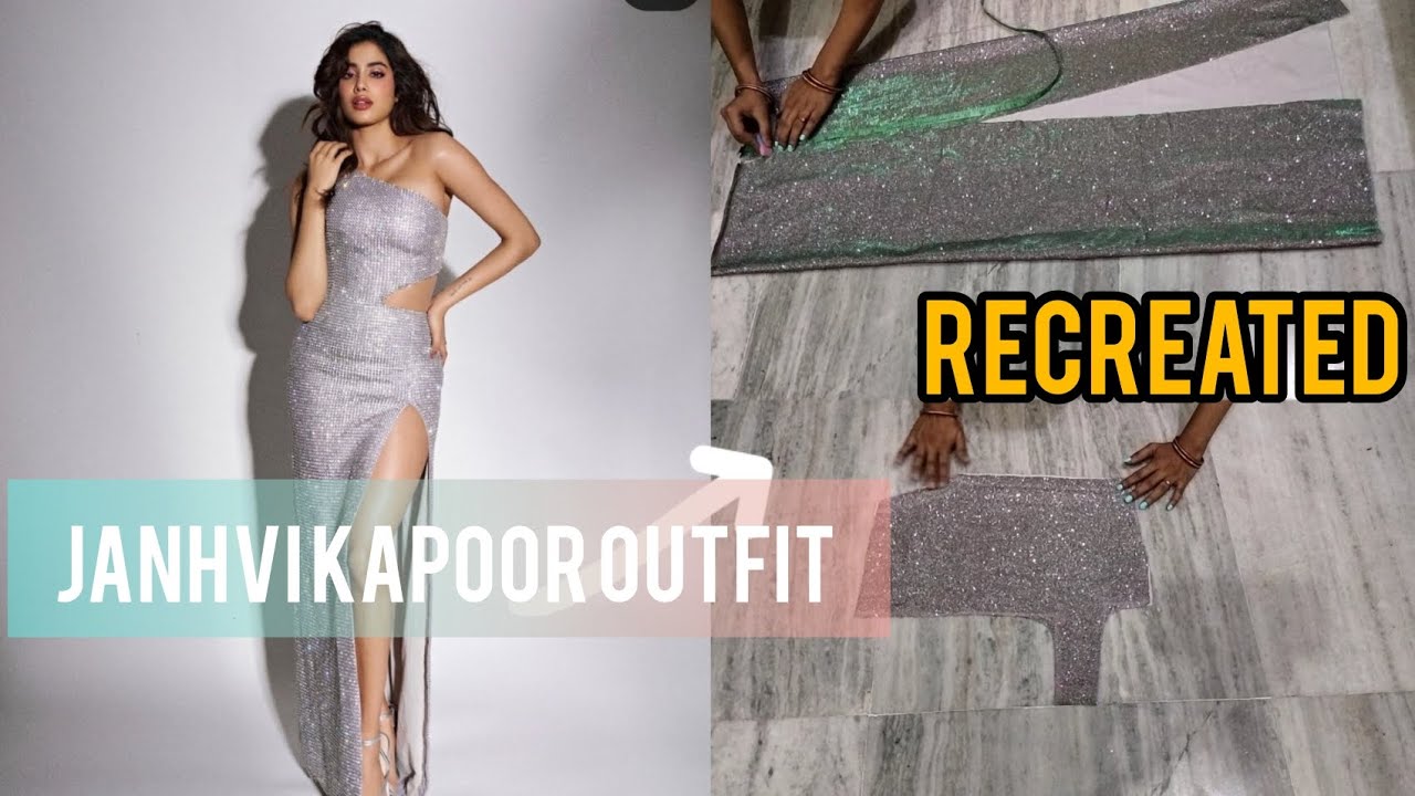 How cute!😍Celebrity outfit recreated😳under Rs500 #celebritylooks #viral  #janhvikapoorfashionstyle