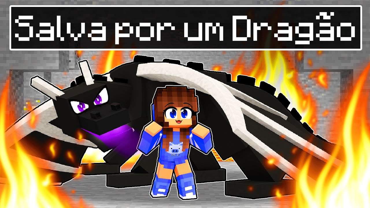 MIIKA foi SALVA por um DRAGÃO no Minecraft ◂Miika▸