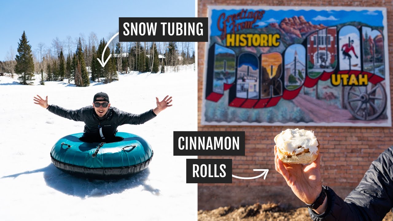 Our first time snow tubing + trying the “BEST cinnamon rolls in the West!” (Brian Head + Parowan)
