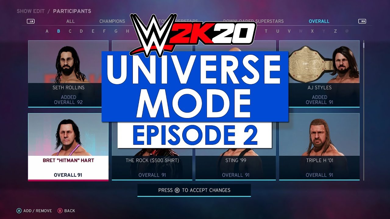WWE 2K20 Universe Mode: Superstar Shake up - Episode 2