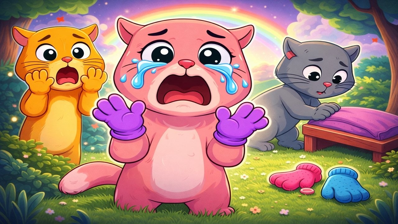 Three Little Kittens Lost Their Mittens 🐱|  Nursery Rhyme & Kids Songs | ZooGooKids