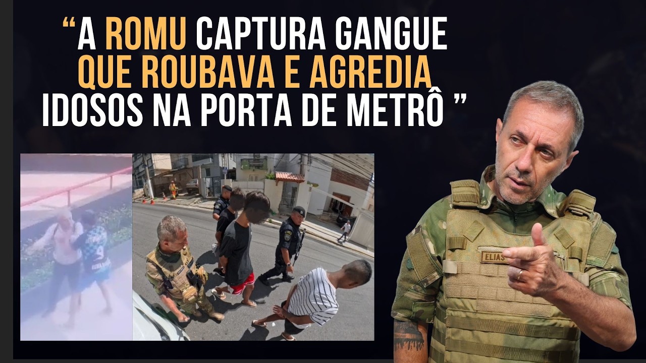 &ldquo;Covardia sem limite: Gangue que roubava e espancava idosos tomam INVERTIDA da ROMU&rdquo;. Elias Junior