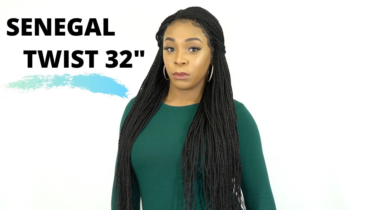 Sensationnel Ruwa Synthetic Hair 4x4 Lace Parting Swiss Lace Wig - SENEGAL TWIST 32 --/WIGTYPES.COM