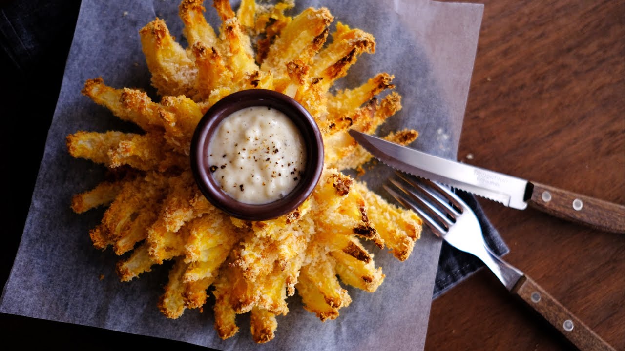 에어프라이어로 만든 블루밍어니언 / 양파튀김 / blooming onion