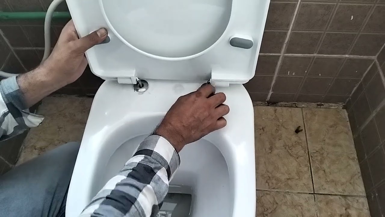 تركيب غطاء قاعدة الحمام في أقل من 3دقائق