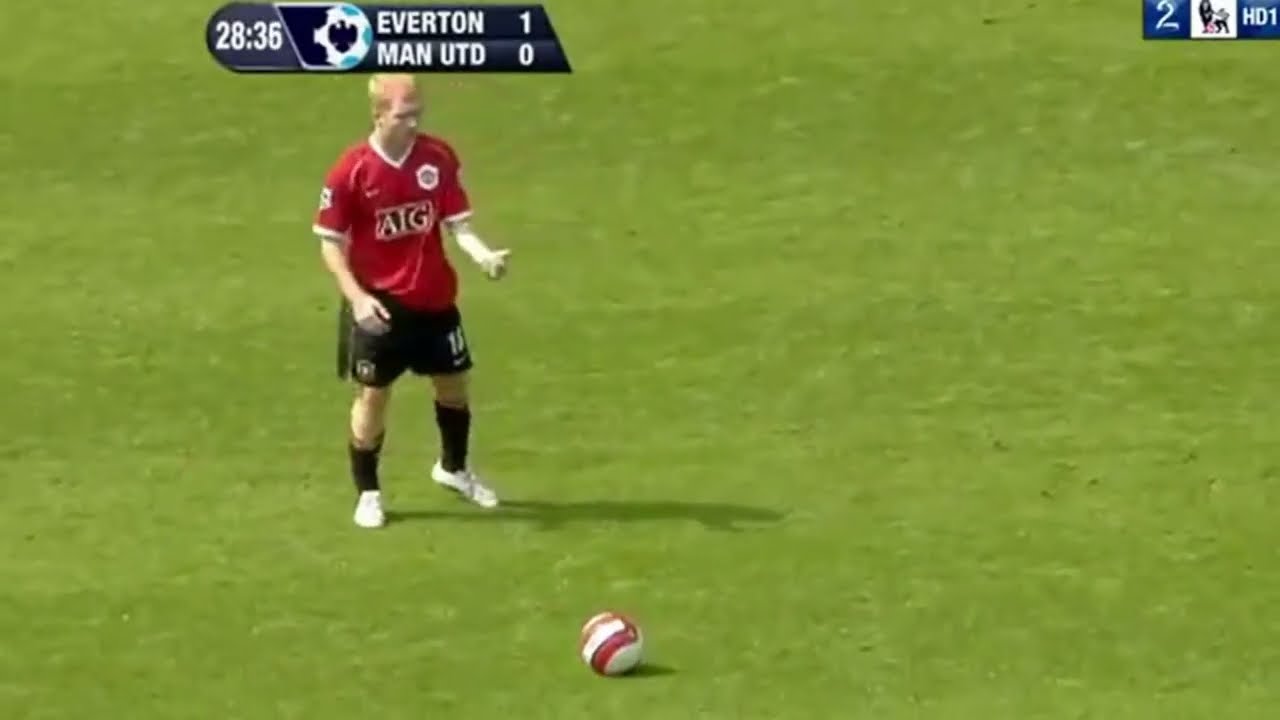 Paul Scholes vs Everton - An Off the Ball Masterclass (April 28, 2007)