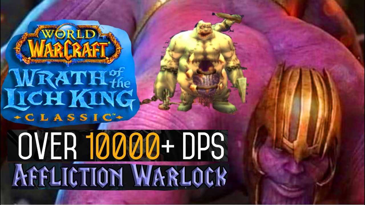 🍣10k DREAM Affliction Warlock Patchwerk (Phase 1 BIS Gear) WOTLK Classic Warmane 3.3.5
