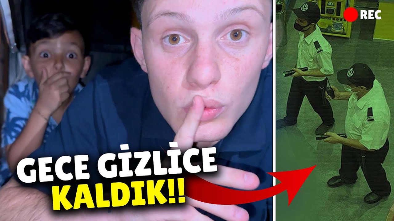 KARDEŞİMLE GECE GİZLİCE İNTERNET CAFE&rsquo;DE KALMAK! *yakalandık*