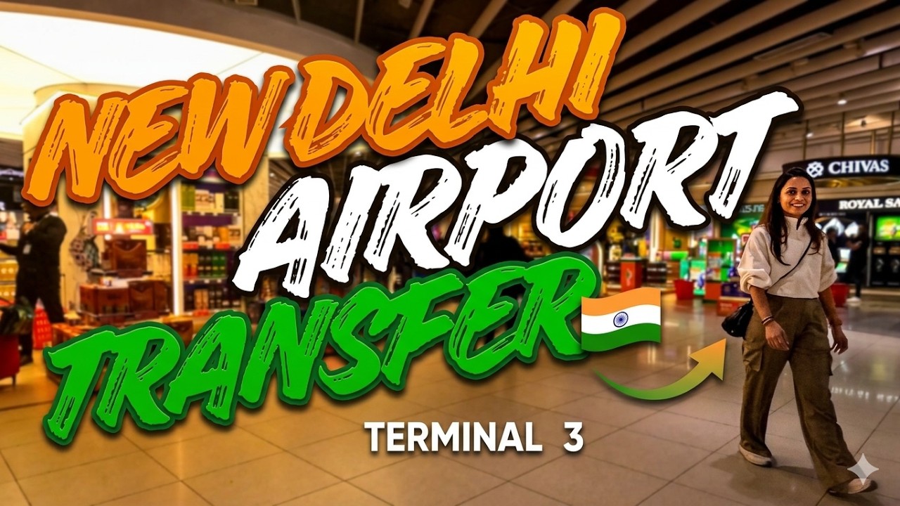 New Delhi Airport International Transfer 🇮🇳 | What Transit Is Really Like at DEL T3