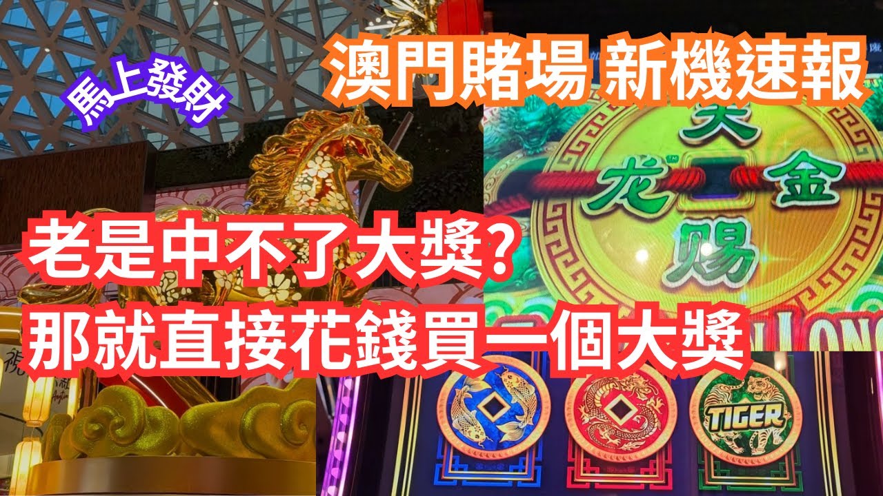 🔥老虎機新機入替🔥澳門賭場🔥花錢直接買大獎#casino #澳門 #金幣三重奏#Coin Trio#老虎機#天賜金路