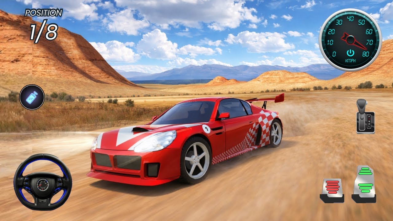 🚗💥 OFF-ROAD SUPER CAR RALLY RACE ! phone game #RallyFury 😱🔥 Android Gameplay #16