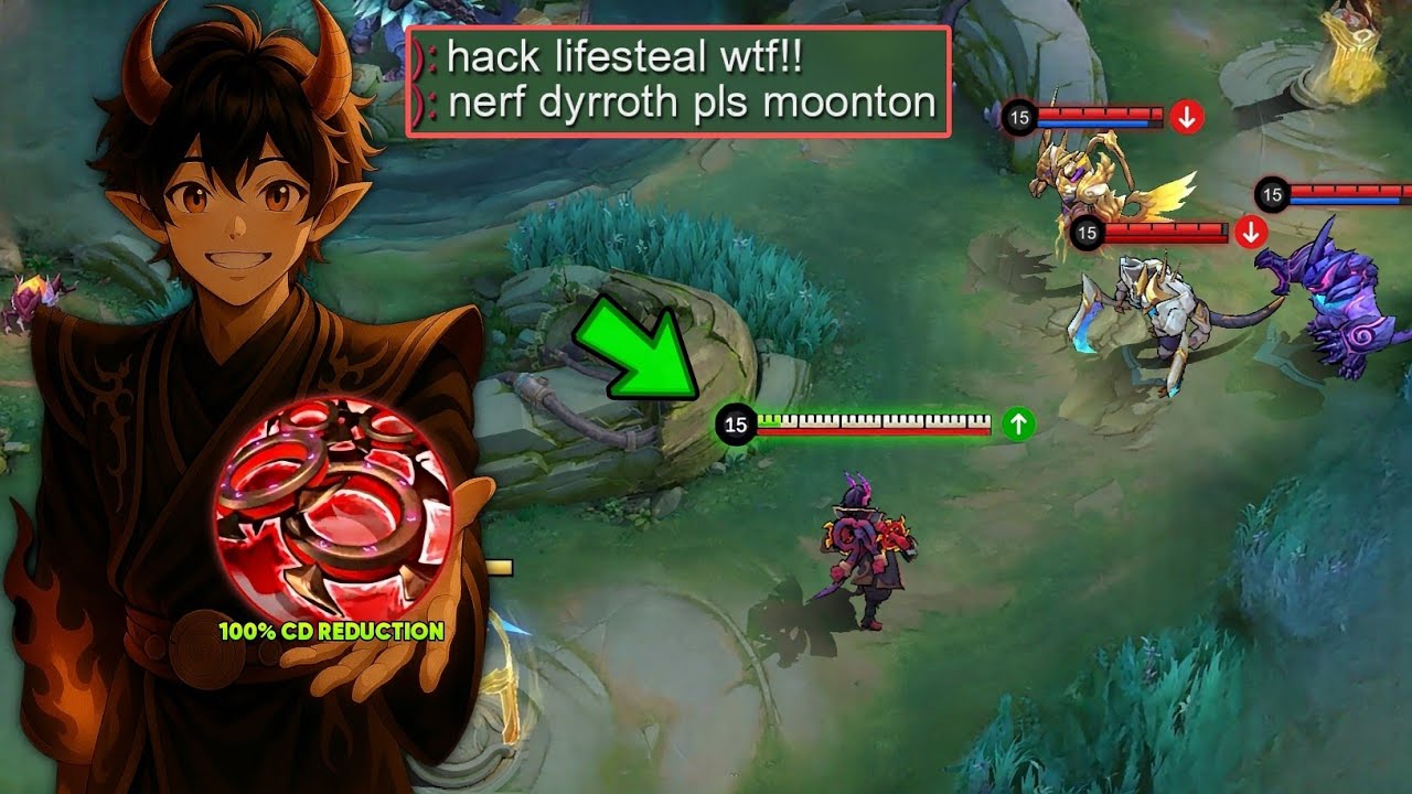 THIS DYRROTH NEW META CD LIFESTEAL BUILD IS BROKEN 💀 100% UNKILLABLE 