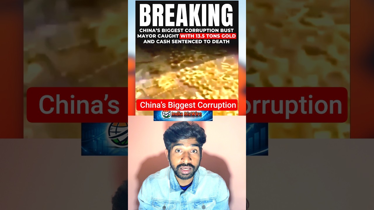 China’s Biggest Corruption Case 😳 | 13.5 Tons Gold Claim Explained 🇨🇳