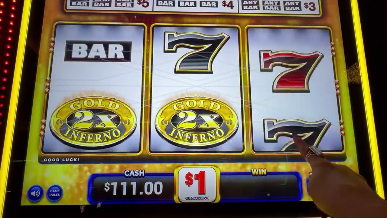 Gold Inferno 3-ReeL to DEVILS LOCK JACKPOT!!