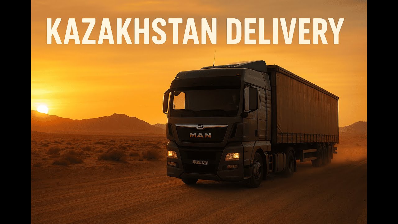Epic MAN Truck Delivery in Kazakhstan | Euro Truck Simulator 2