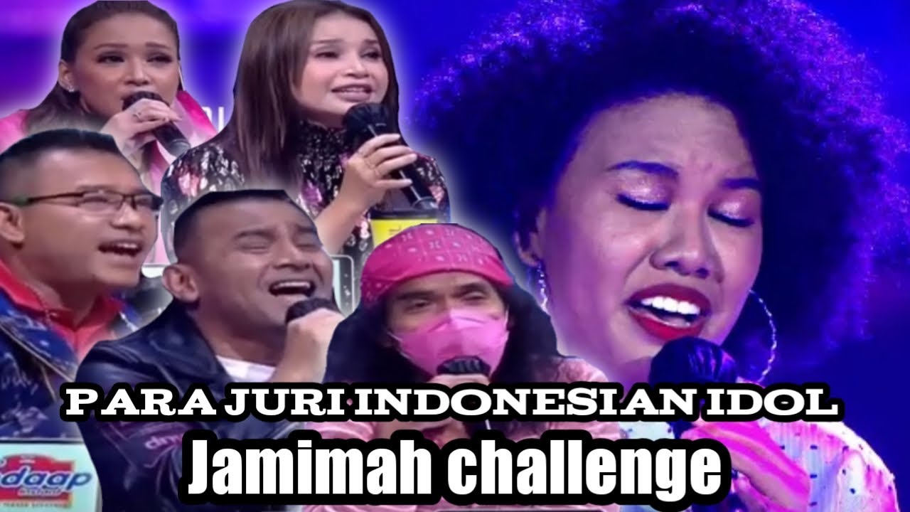 Jemimah challenge para juri indonesian idol (CINTA DALAM HATI)
