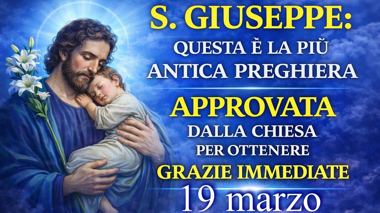 S GIUSEPPE: questa è la più antica preghiera APPROVATA dalla Chiesa per ottenere grazie immediate