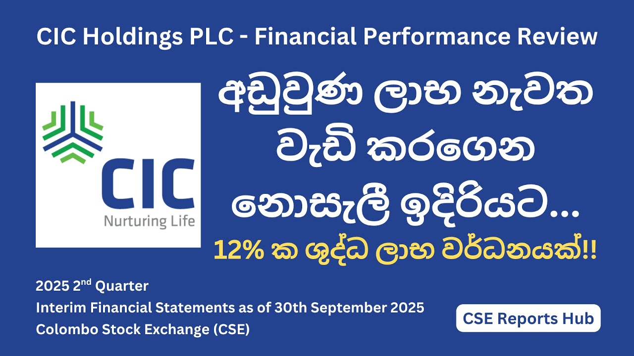 CIC.N Stock Review: Q2 2025 Financial Performance | Complete Financial Analysis | CSE Reports Hub