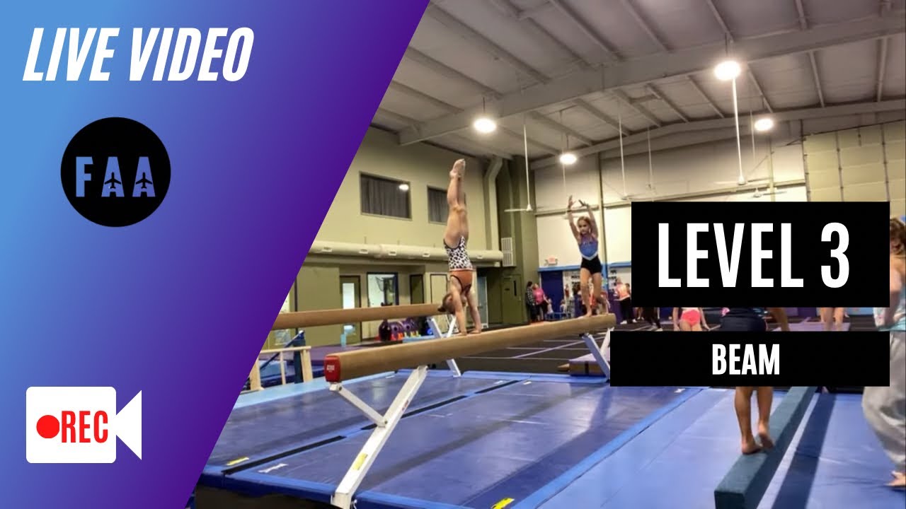 Level 3 Beam Live with Coach Victoria